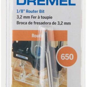 Dremel 650 1/8-Inch Straight Routing Bit