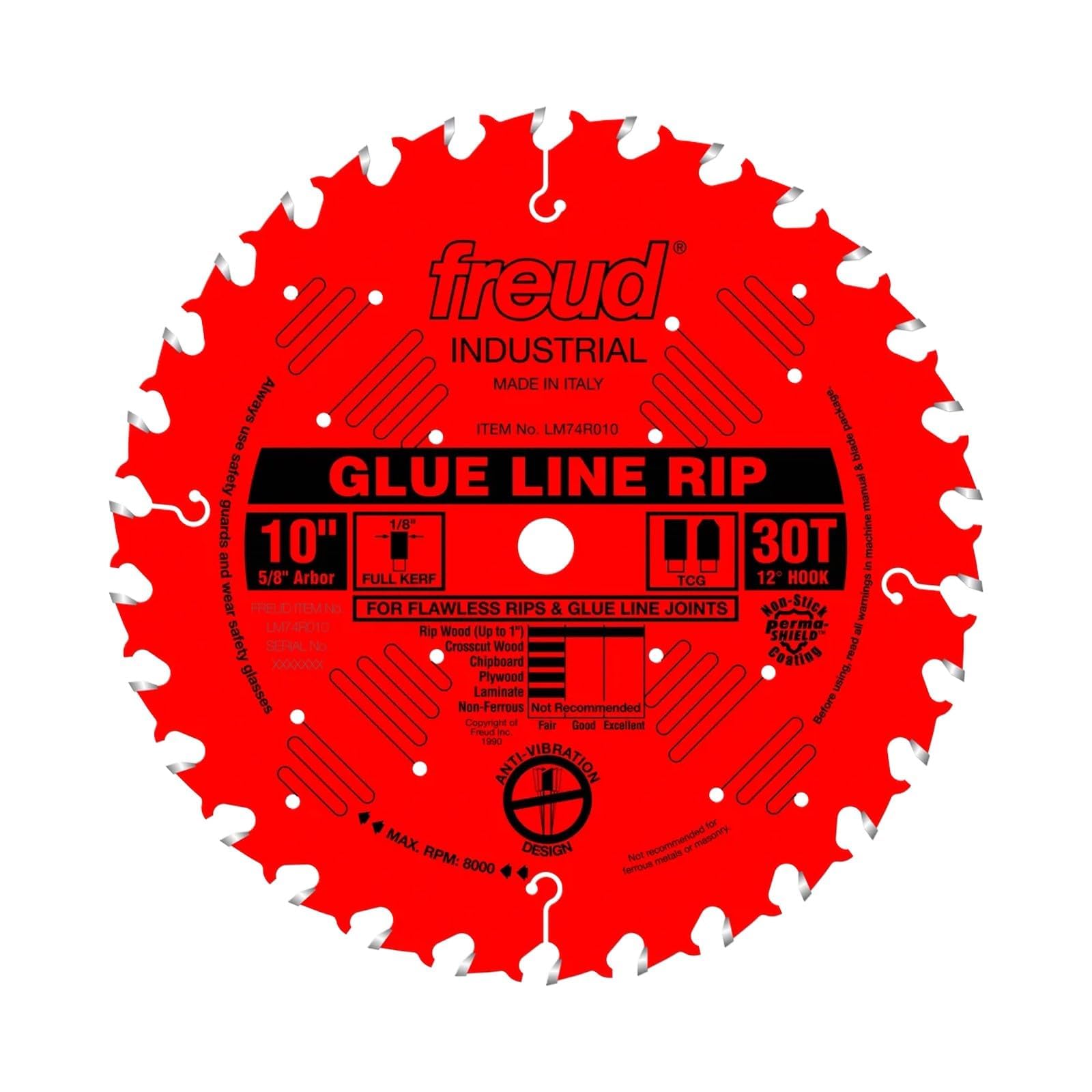 Freud LM74R010: 10" Industrial Glue Line Ripping Blade