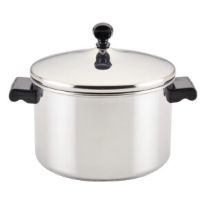 farberware classic stainless steel 4-quart covered saucepot - - silver