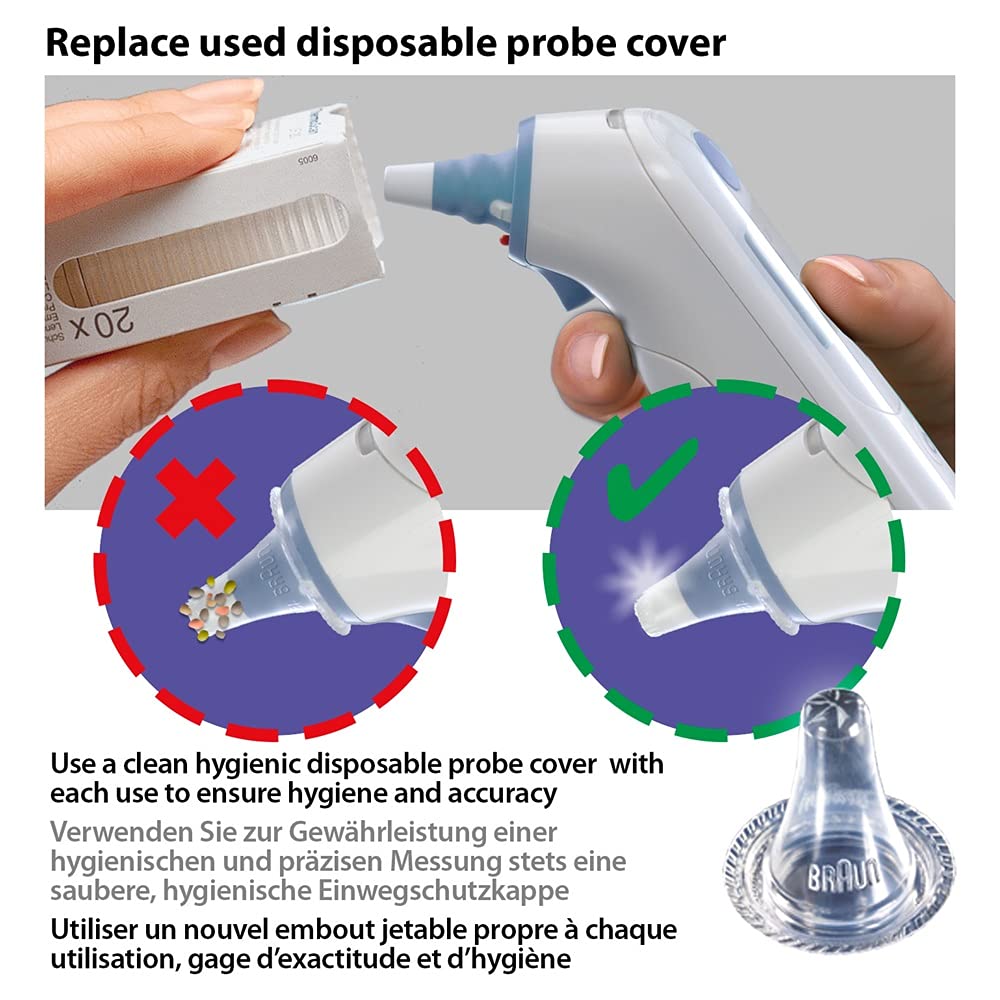 THERMOSCAN HYGIENE CAP: EAR THERMOMETER COVER