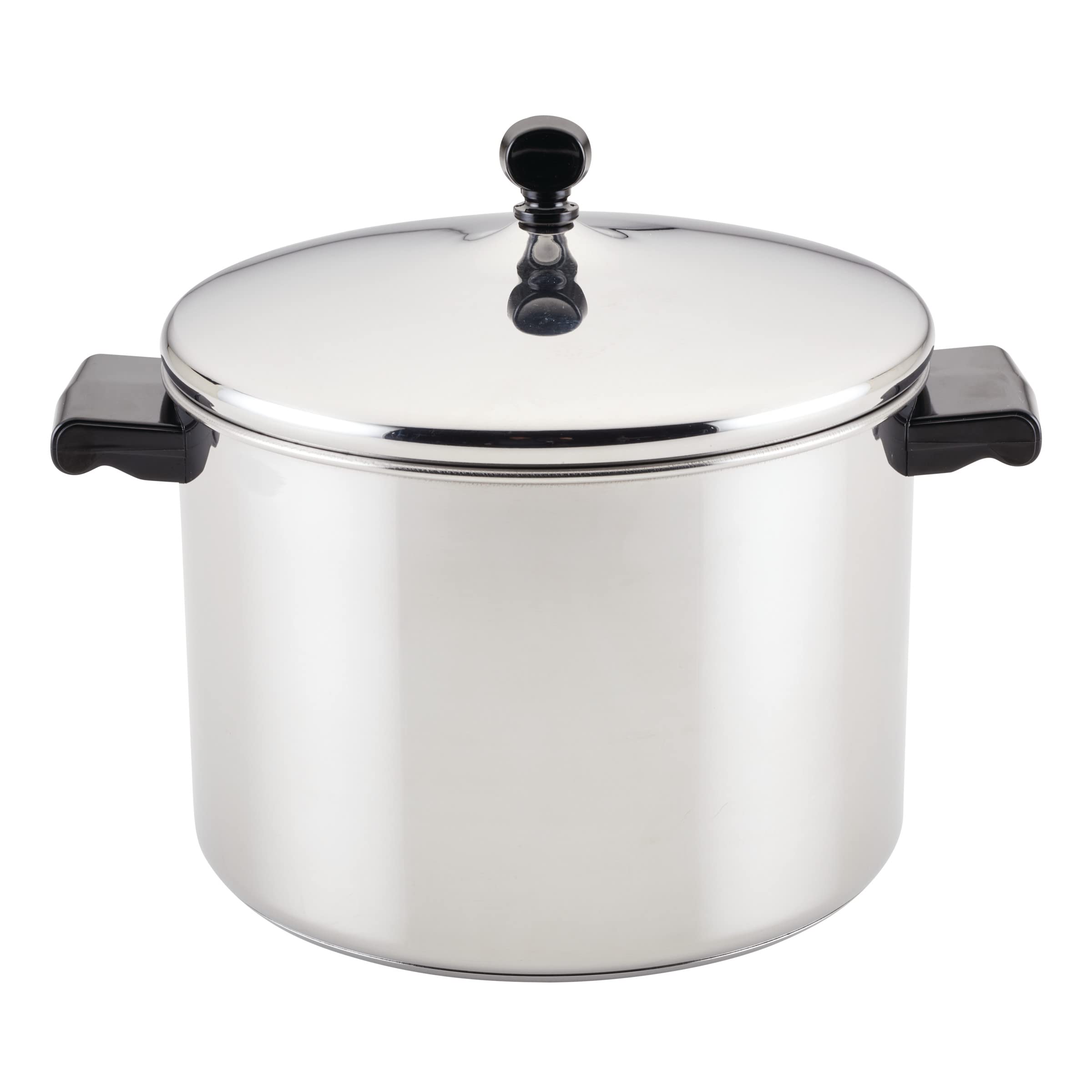 Farberware Classic Stainless Steel 8-Quart Stockpot with Lid, Stainless Steel Pot with Lid, Silver