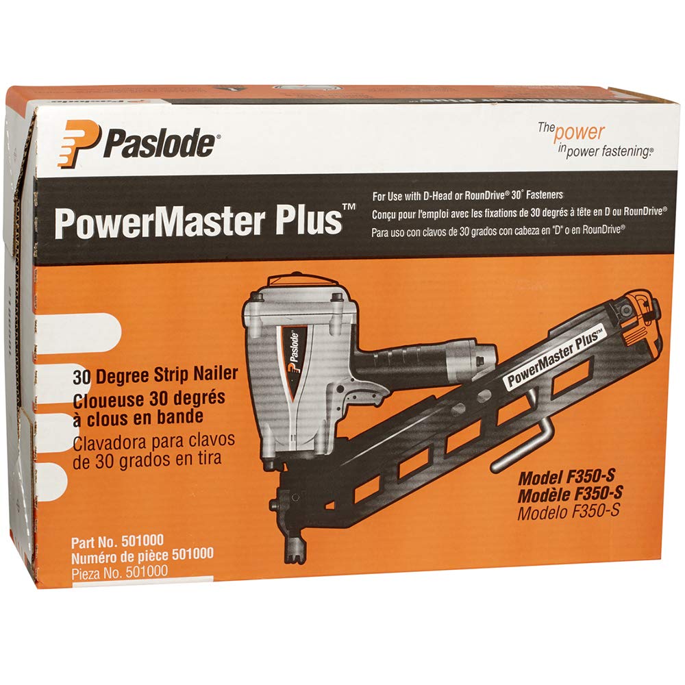 Paslode, Pneumatic Framing Nailer, 501000 PowerMaster, Air Compressor Powered