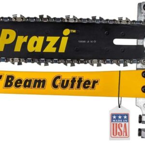 Prazi 12" Beam Cutter Attachment for Circular Saws – for 7-1/4"-8-1/2" WormDrive Saws – American Owned Company – Increase Cut Depth from 2-1/2” to 12”