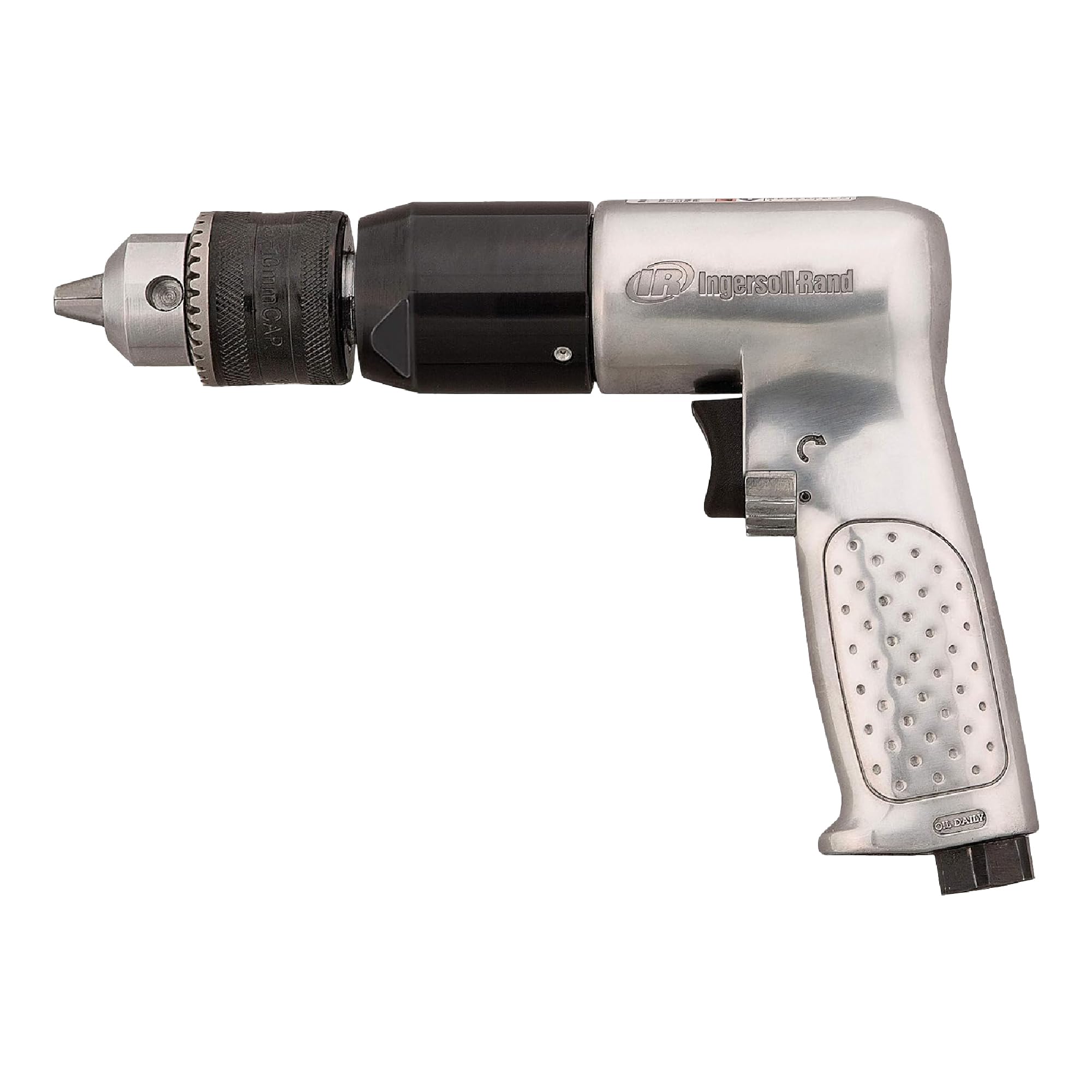 Ingersoll Rand 7803RA 1/2" Keyed Chuck Air Drill, 500 RPM, 0.5 HP, 10.6in-lb Torque, Pistol