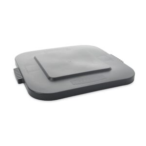 rubbermaid commercial 352700gy square brute lid, 24 x 22 x 1 1/4, gray