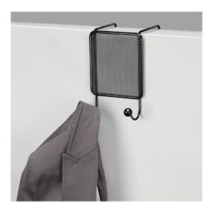 Fellowes Mesh Partition Additions Double Coat Hook, Black (75903)