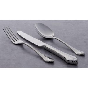 Oneida Kenwood 5 Piece Fine Flatware Set 18/10 Stainless Steel, Silver