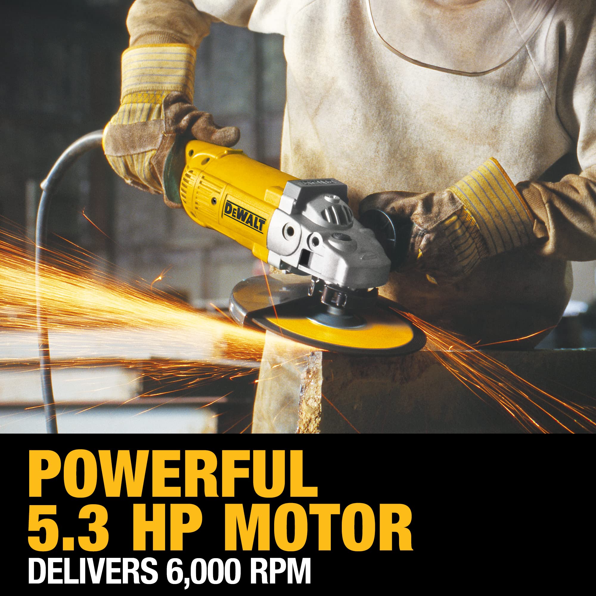 DEWALT Angle Grinder Tool, 7-Inch/9-Inch, 5.3-Horsepower (D28499X)