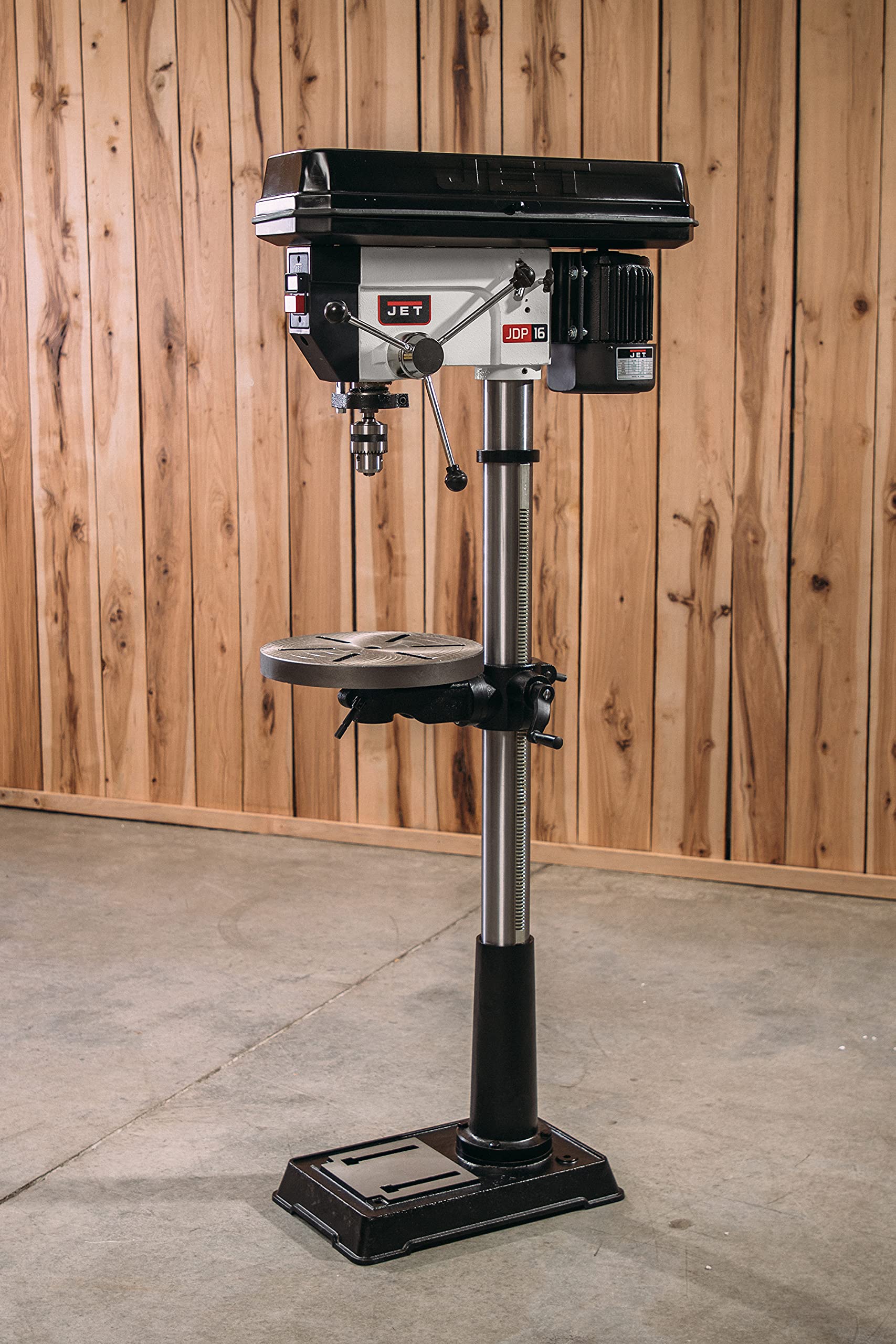 JET 16-1/2" Floor Drill Press, 3/4 HP, 115/230V 1Ph (Model JDP-17MF)