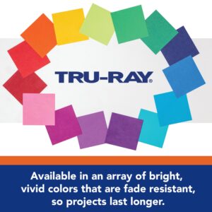 Tru-Ray® Construction Paper, 50% Recycled, 12" x 18", Holiday Green, Pack Of 50