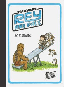 rey and pals: 30 postcards (illustrated star wars greeting cards for thank yous and birthdays, darth vader and son series stationery)