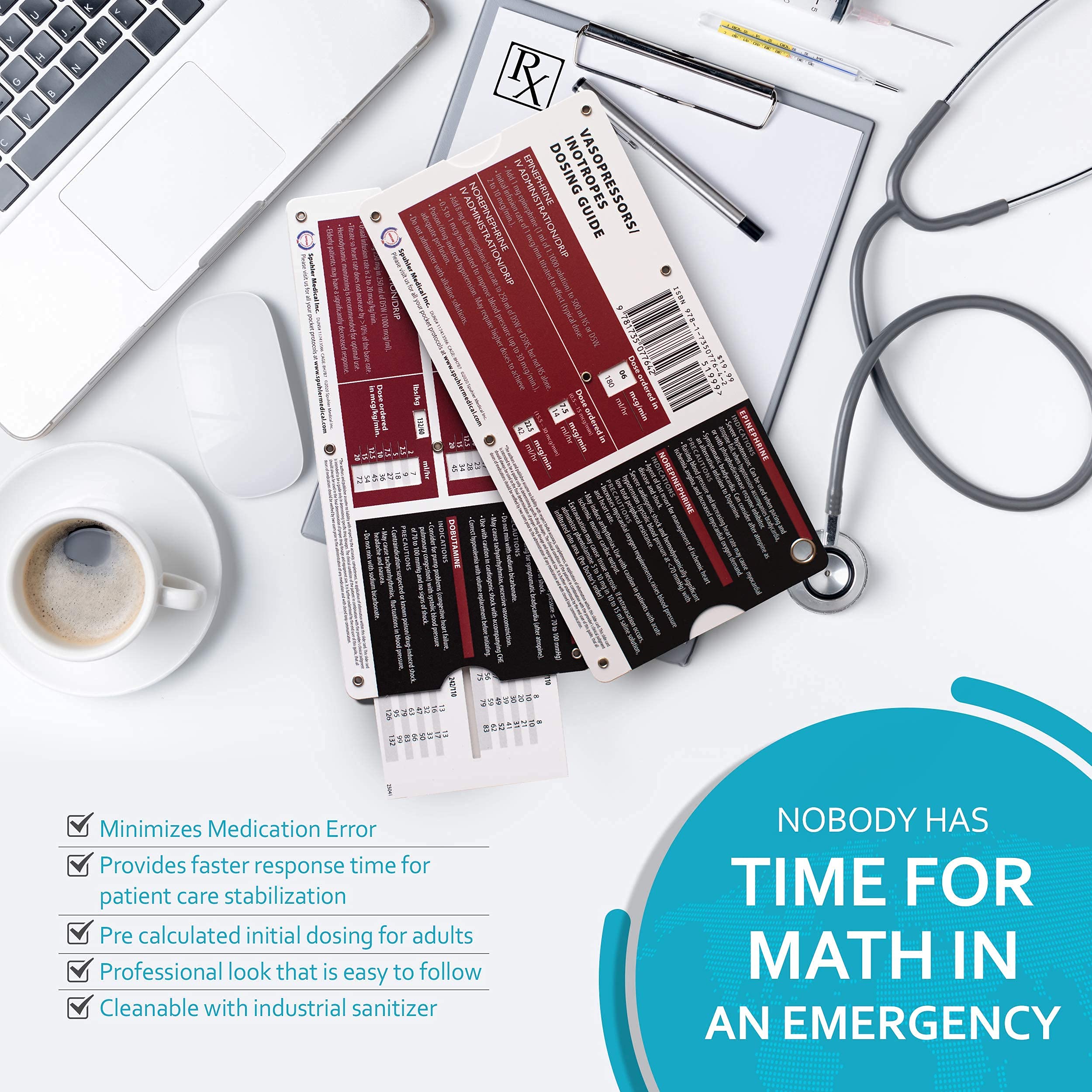 Vasopressors/Inotropes Critical IV Drip Medication Dosing Guide for Hypotension/Sepsis in Adults