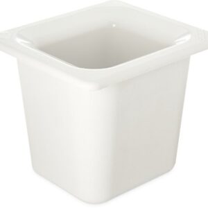 CFS CM110402 Coldmaster ABS Standard Sixth-Size Food Pan, 1.6 qt. Capacity, 6.84" x 6.25" x 5.91", White