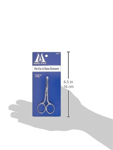 Millers Forge Pet Ear and Nose Scissor, 3-3/4-Inch, Curved