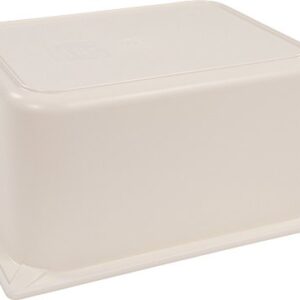 Carlisle FoodService Products CM110102 Coldmaster ABS Standard Half-Size Food Pan, 6 quart Capacity, 12.73" x 10.36" x 5.59", White