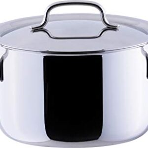 Miyazaki Seisakusho GEO-22PF Geo Pot-Off Pot, 8.7 inches (22 cm), Made in Japan, Compatible with Induction All Heat Sources, 7 Layers, 15 Years Warranty