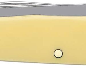 Case XX WR Pocket Knife Yellow Synthetic Trapper Item #80161 - (4254 SS) - Length Closed: 4 1/8 Inches