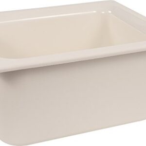 Carlisle FoodService Products CM110102 Coldmaster ABS Standard Half-Size Food Pan, 6 quart Capacity, 12.73" x 10.36" x 5.59", White