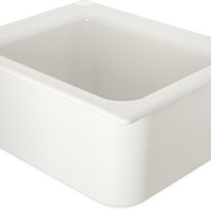 Carlisle FoodService Products CM110102 Coldmaster ABS Standard Half-Size Food Pan, 6 quart Capacity, 12.73" x 10.36" x 5.59", White