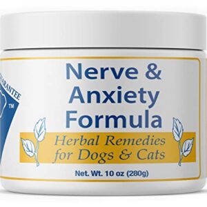 Doc Ackerman's - Nerve & Anxiety Formula - Fast Acting, Soothing & Calming Effects for Pets - Enhanced with Chamomile, Peppermint & Passion Flower - Herbal Remedy for Dogs & Cats - 10 oz