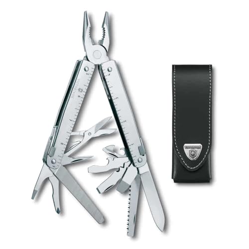 VNOX Victorinox 30327L Swiss Tool X in Leather Pouch by