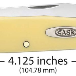 Case XX WR Pocket Knife Yellow Synthetic Trapper Item #80161 - (4254 SS) - Length Closed: 4 1/8 Inches