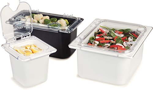 CFS CM110402 Coldmaster ABS Standard Sixth-Size Food Pan, 1.6 qt. Capacity, 6.84" x 6.25" x 5.91", White