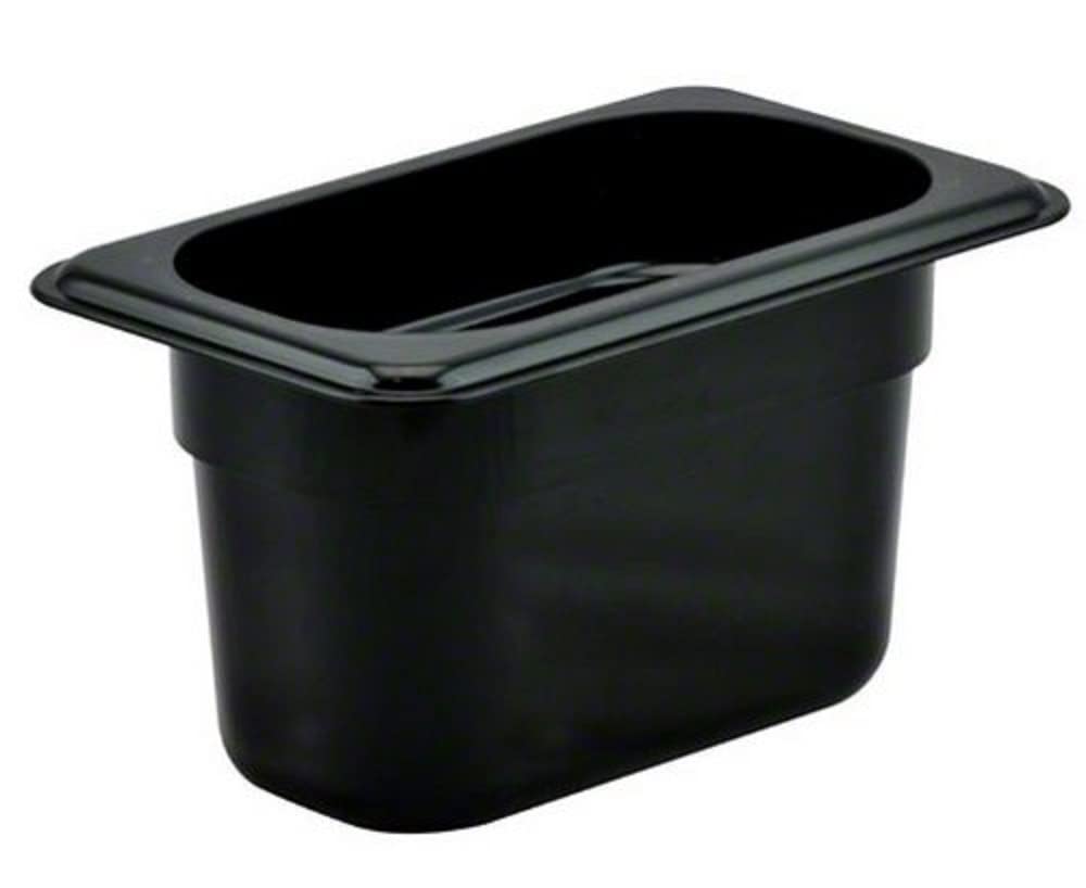 Cambro 94CW110 Black Camwear 1/9 Size x 4" D Food Pan