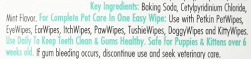 PETKIN Toothwipes Dogs/Ca Size 40ct Toothwipes Dogs/Cats 40ct