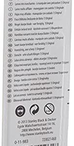 Stanley 0-11-983 unperforated Trimming Knife Blade "1996" (5 piece), Silver