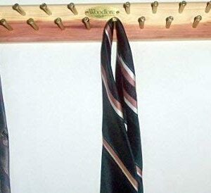 Woodlore Cedar Tie Rack Up to 24 Ties