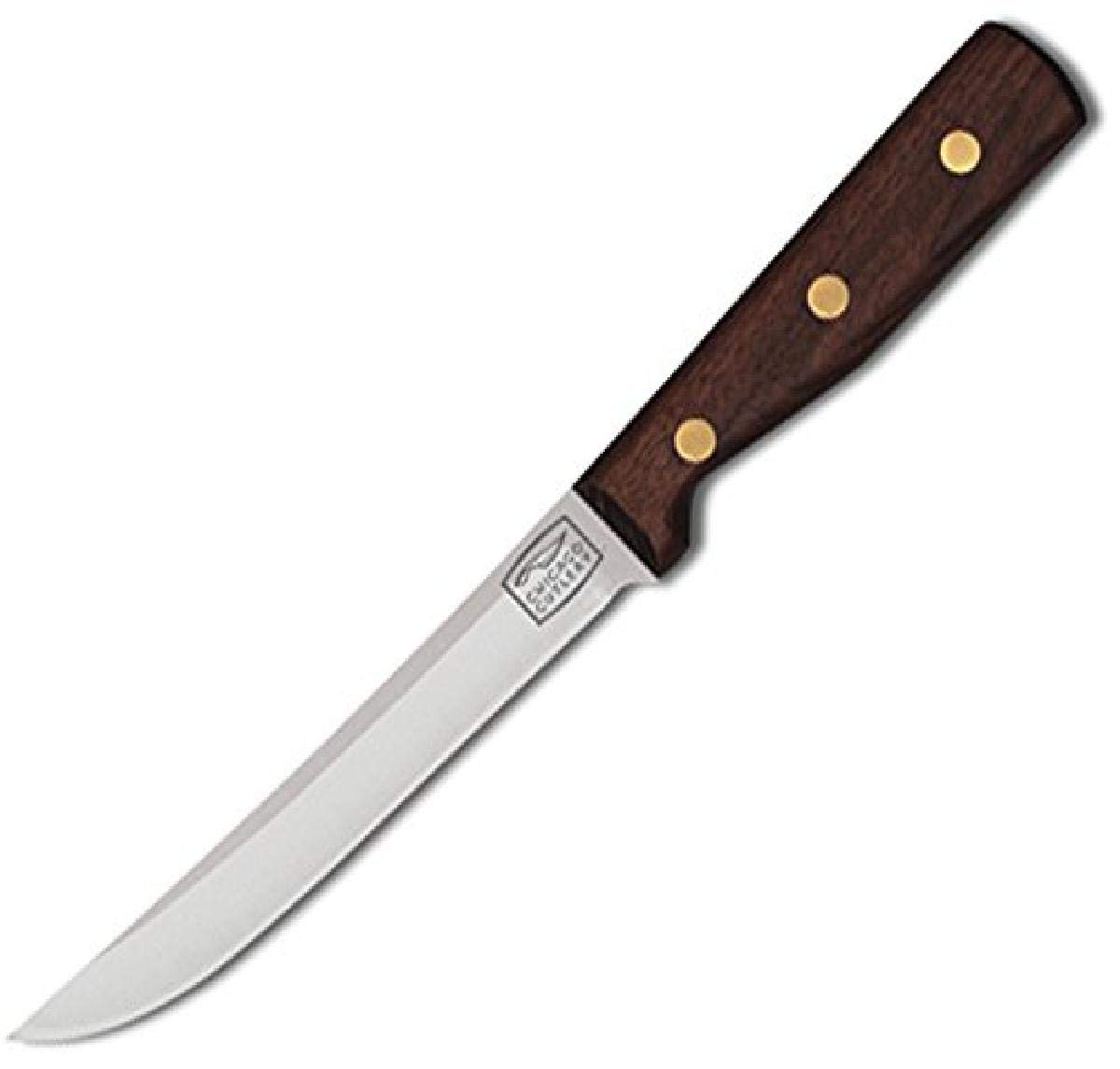 Chicago Cutlery 6-Inch Utility Knife with Ultra-Sharp Stainless Steel Blade for Optimum Sharpness, Walnut Tradition Handle Kitchen Knife