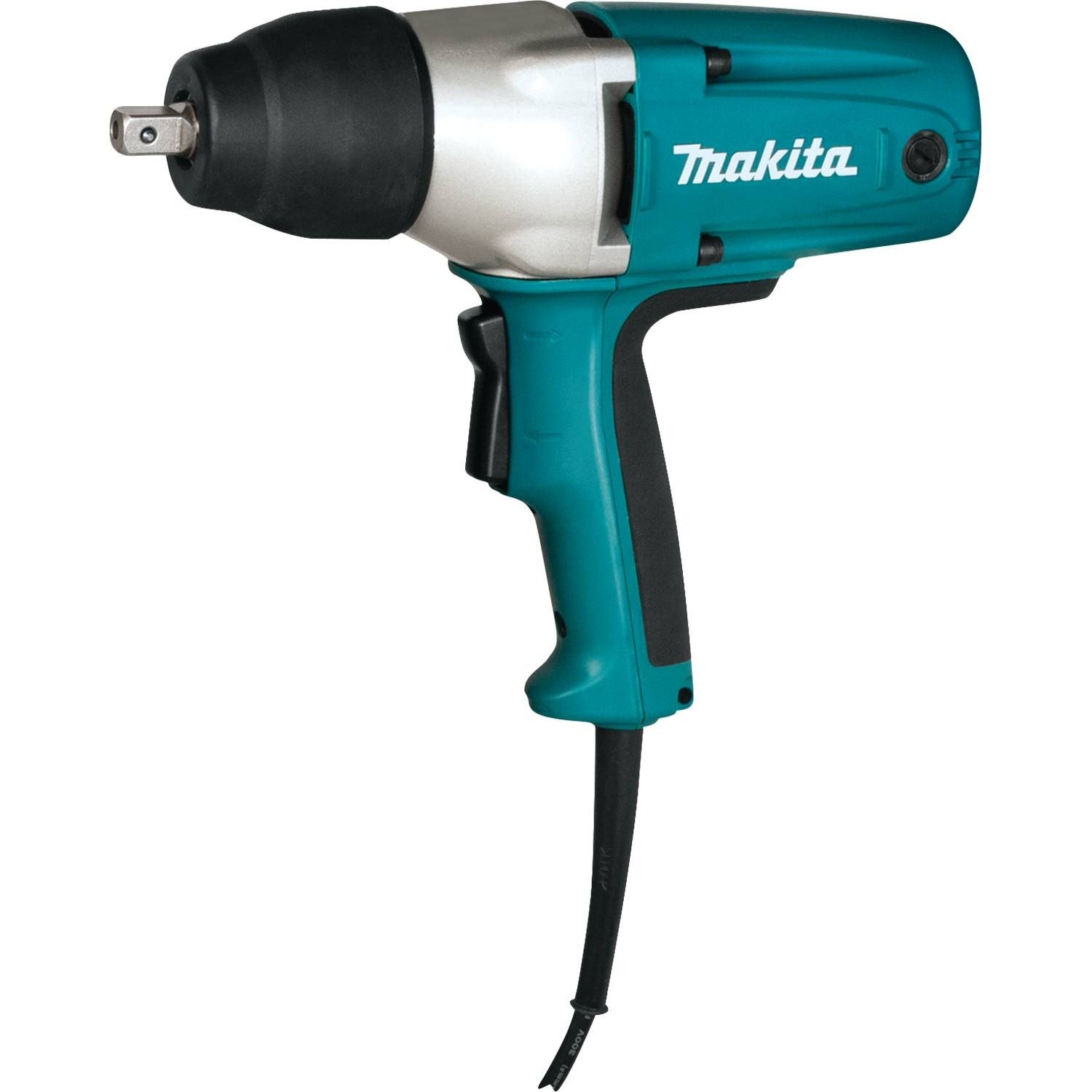 Makita TW0350 1/2" Impact Wrench w/Detent Pin Anvil, Blue