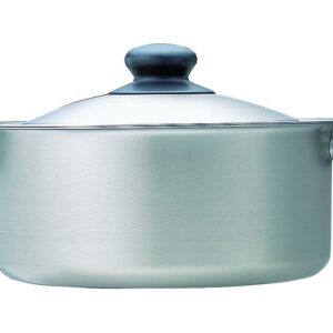 Sori Yanagi Two-Handed Pot, Can be Used in Combination with Punching, 9.1 inches (23 cm), Tsubamesanjo Stainless Steel, 8.7 inches (22 cm), Dishwasher Safe, 18-8 Stainless Steel