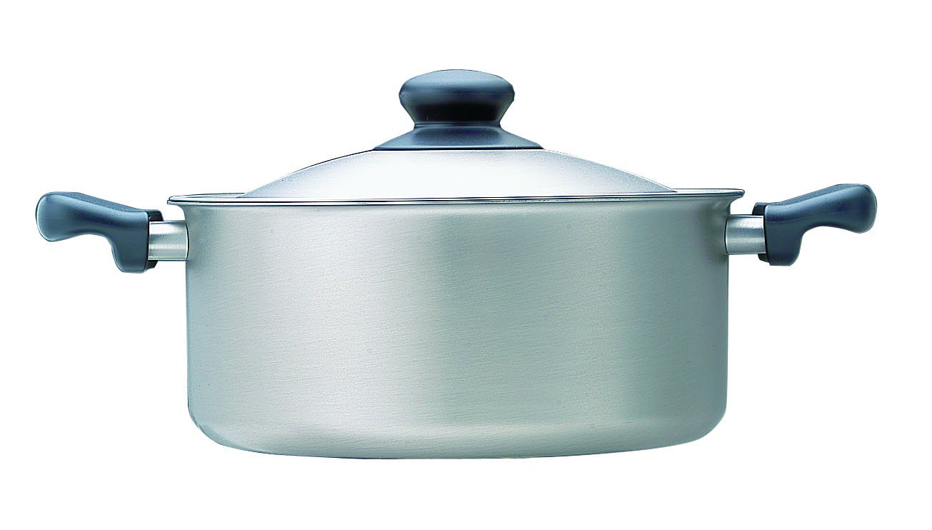 Sori Yanagi Two-Handed Pot, Can be Used in Combination with Punching, 9.1 inches (23 cm), Tsubamesanjo Stainless Steel, 8.7 inches (22 cm), Dishwasher Safe, 18-8 Stainless Steel