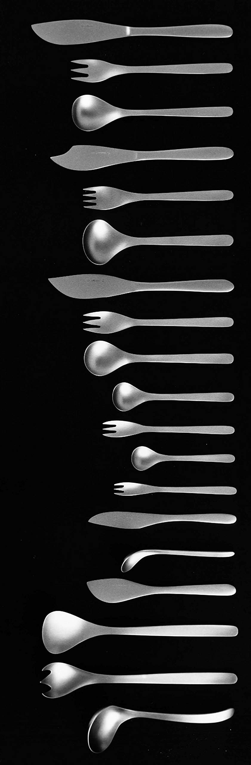 Sori Yanagi Fruit Forks and Spoons Set 14pcs