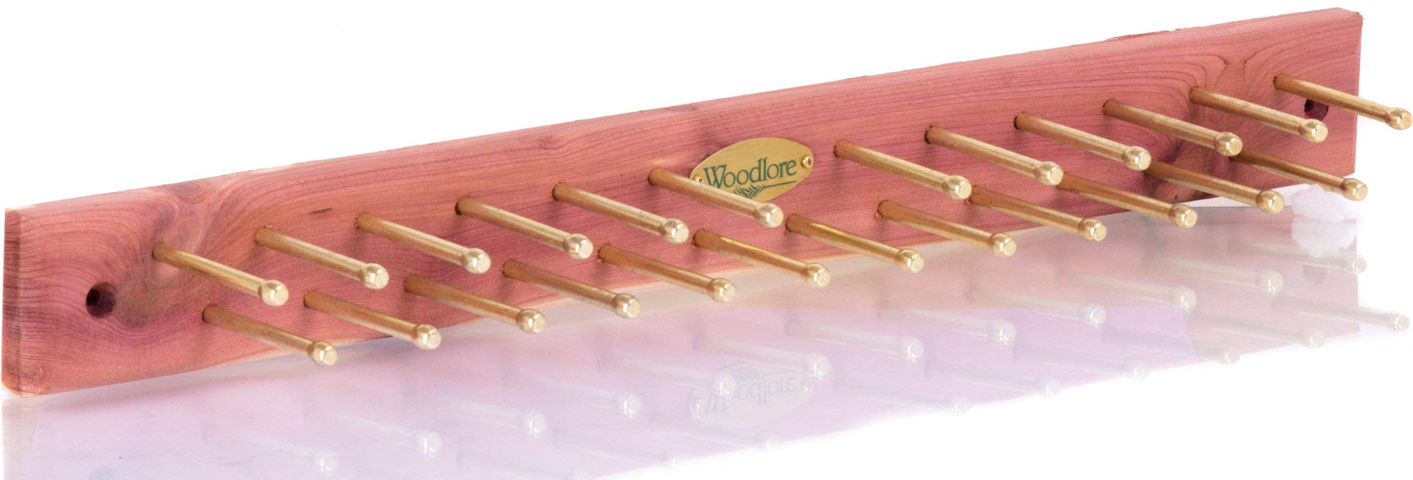 Woodlore Cedar Tie Rack Up to 24 Ties