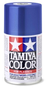 tamiya spray lacquer ts-19 metallic blue - 100ml spray can 85019