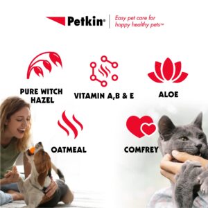 Petkin Anti Itch Stick for Pets - Simply Rub on Anytime to Provide Pain & Itching Relief for Dogs & Cats on Contact - Bitter Taste Stops Licking & Chewing - 1.5 oz Net Weight -Ideal for Home or Travel