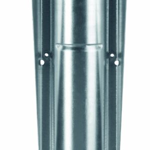 Brabantia 311420 Metal Soil Spear Ground Spike for Essential Rotary Washing Line (35 mm) Solid Anchoring No Concrete, Plastic Lid Cap (Metal/Black)