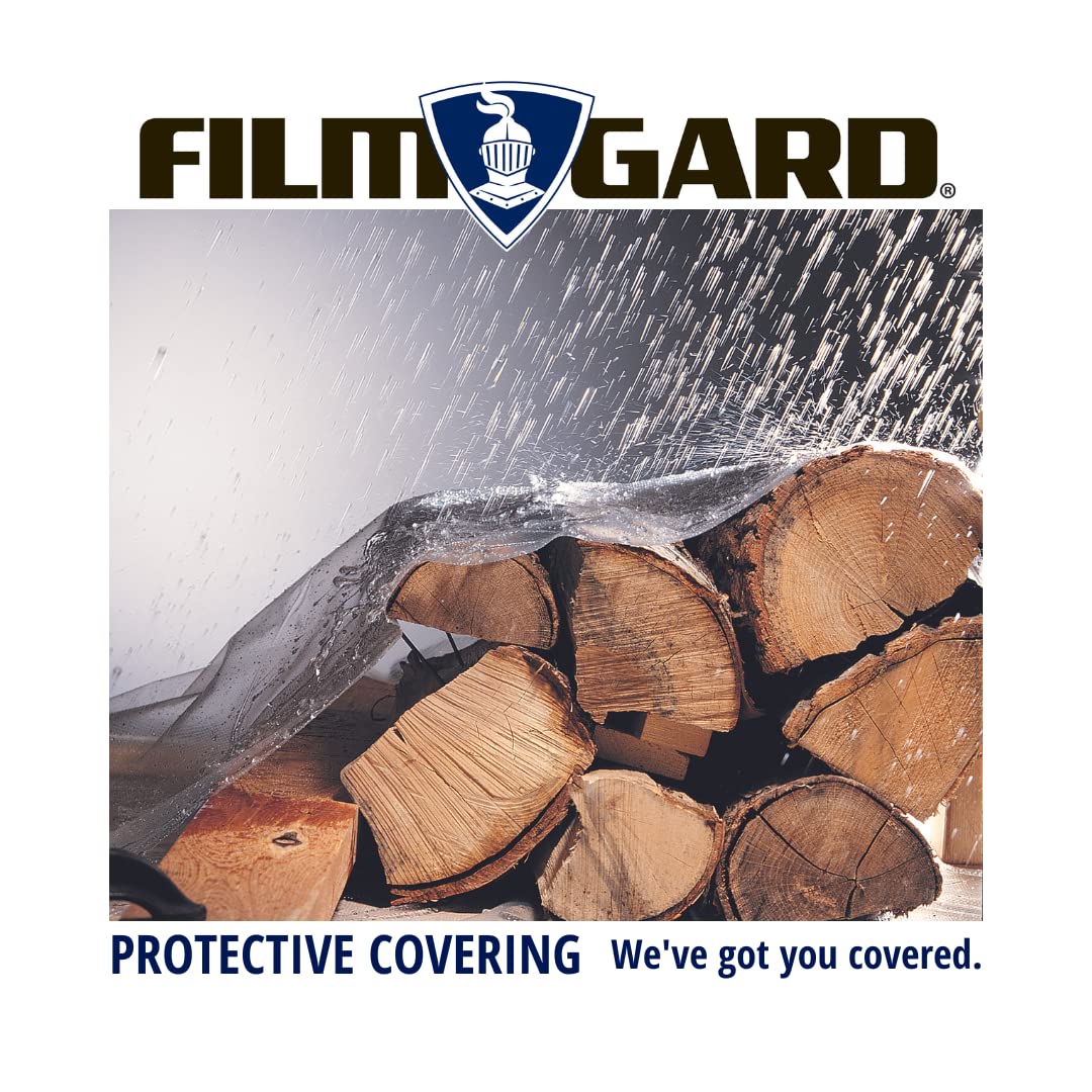 Film-Gard 626132 Consumer Plastic Sheeting 10' Width X 25' Length X 3 mil thick, Black