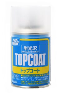 gsi creos - b502 semi-gloss spray, mr. hobby mr. top coat