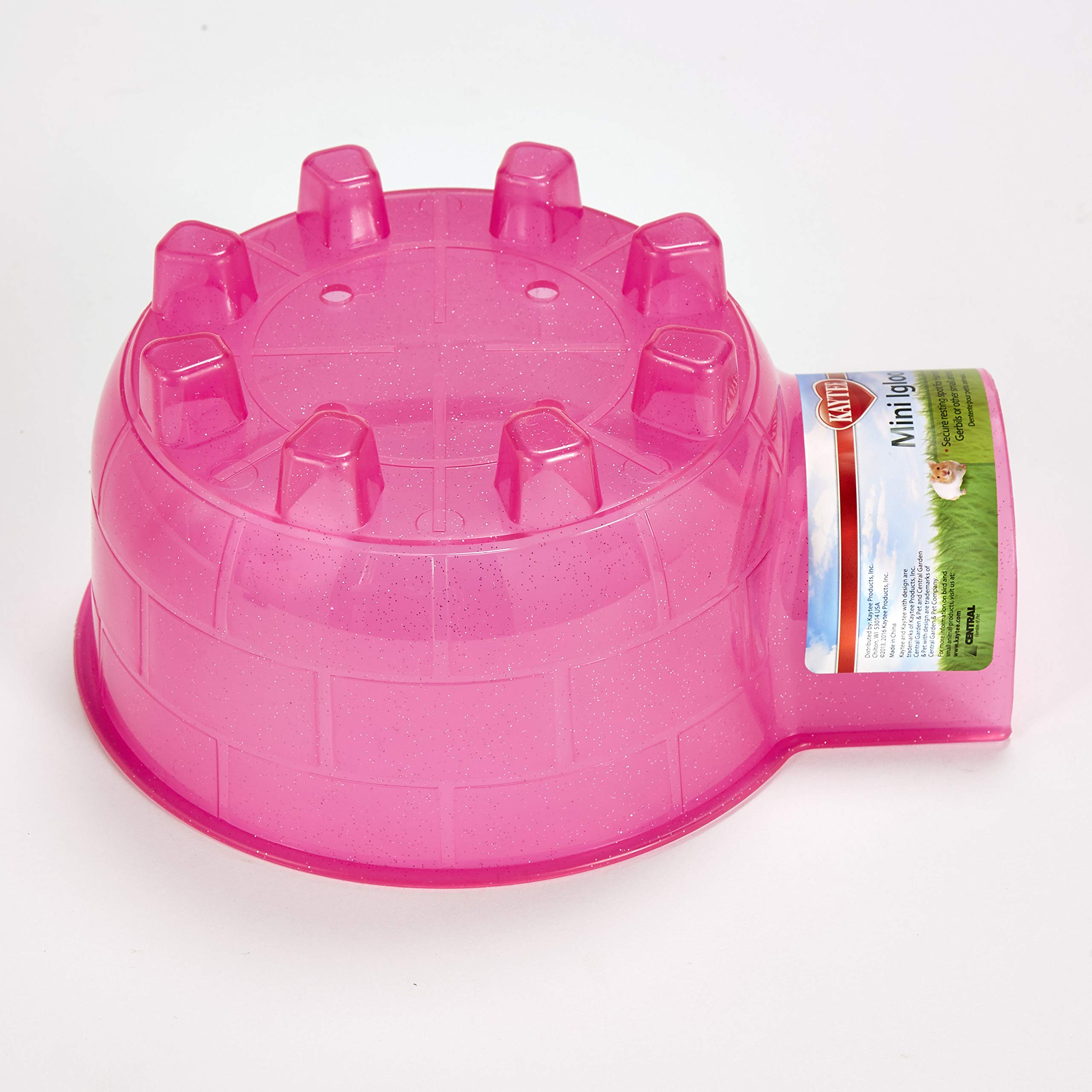 Kaytee Igloo Habitat Hideout For Pet Hamsters, Gerbils, Rats, and Other Small Animals, Mini