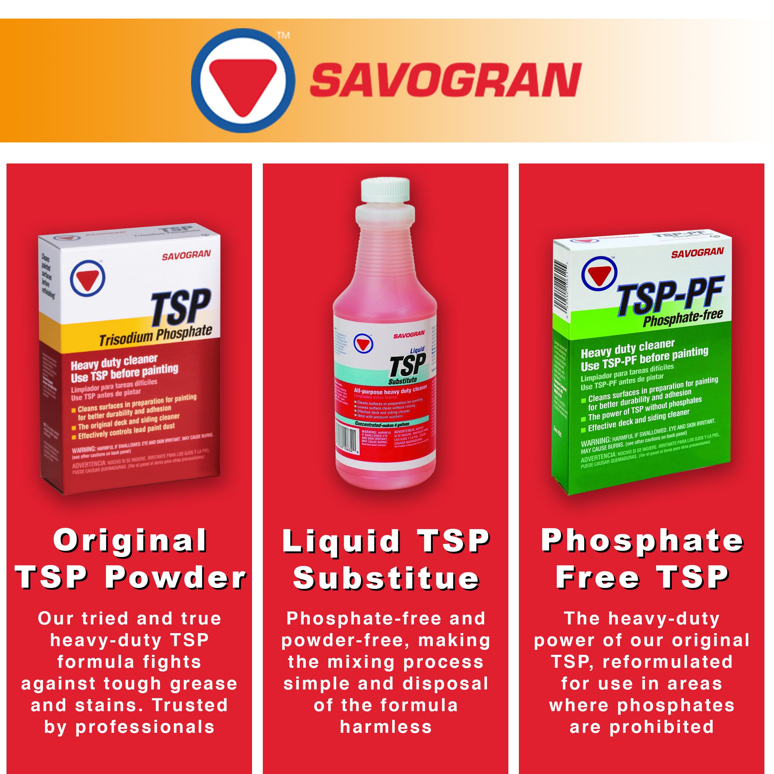 Savogran 10621 Trisodium Phosphate (TSP) 1LB (16oz)