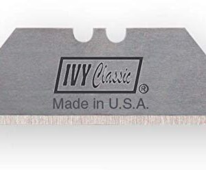 IVY Classic 11178 Heavy Duty USA Utility Knife Blades with Dispenser, 100 Pack