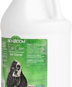 Bio-Groom Ear-Care Dog Ear Cleaner – Dog Ear Drops, Cruelty-Free, Made in USA, Gentle Wax Remover, Pet Ear Cleaner for Dogs and Cats – 1 Gallon