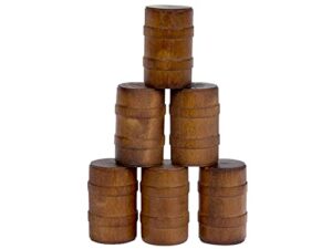 lionel six pack of wooden barrels model train accessory (612745)