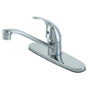 kingston brass kb6570ll legacy 8" centerset kitchen faucet, 8-inch, polished chrome