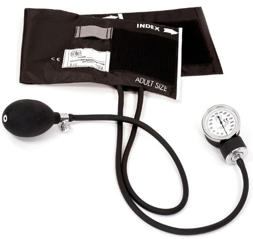 Prestige - 82-BLK Aneroid Sphygmomanometer with Black Cuff