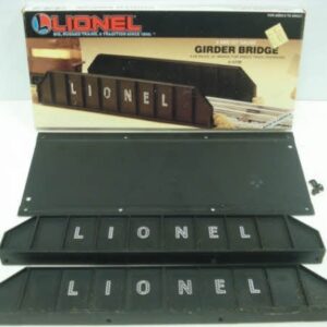 Lionel Raised Lettering FasTrack O Gauge Model Train Girder Bridge